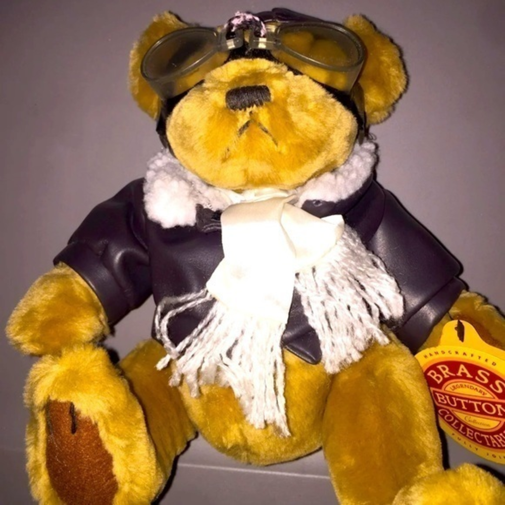 NWT Brass‎ Button Bear RADAR